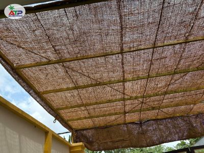 Coconut fiber sunshade